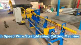 High Speed 3-6mm Wire Straightening And Cutting Machine